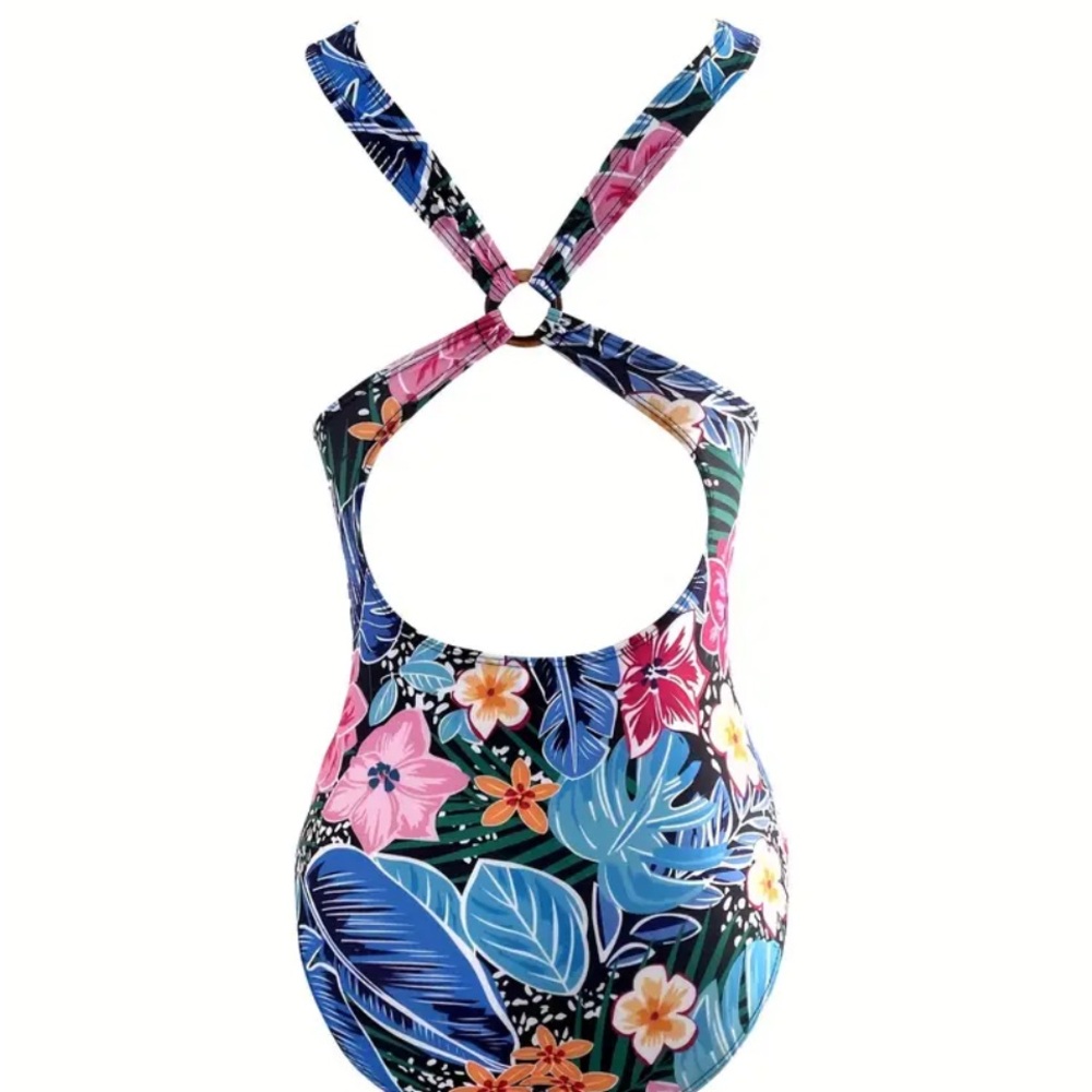 Stunning OnePiece Swimsuit Floral pattern - Picture 3 of 13